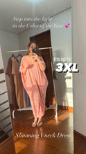 Load image into Gallery viewer, Slimming Vneck Dress (fits up to 3XL)