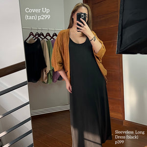 Sleeveless Long Dress (fits up to 3XL)